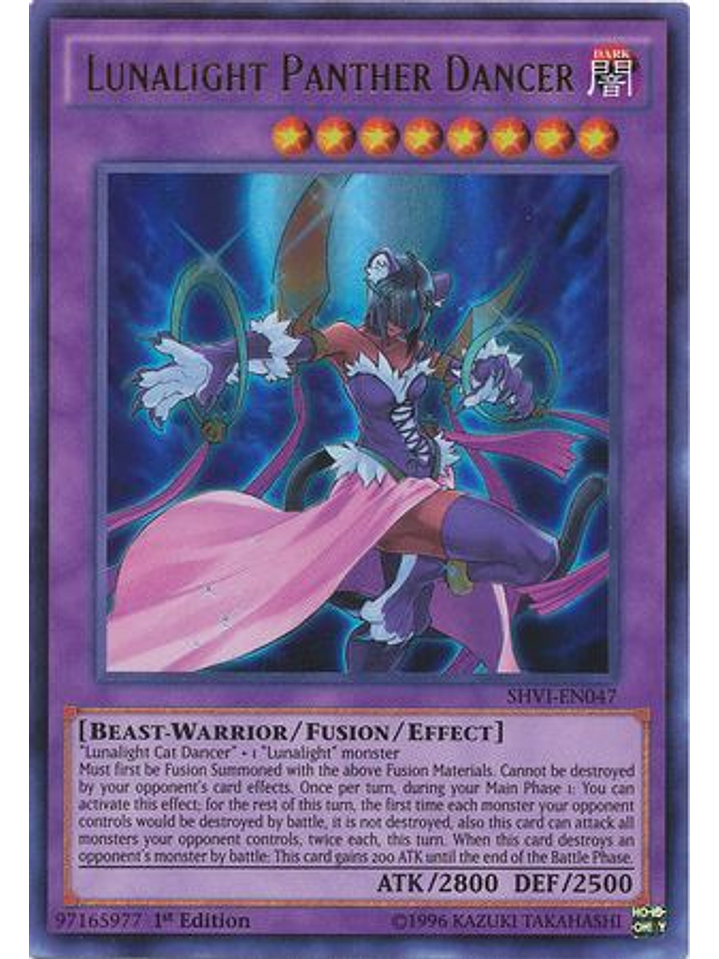 Lunalight Panther Dancer - SHVI-EN047 - Ultra Rare 1st Edition 1