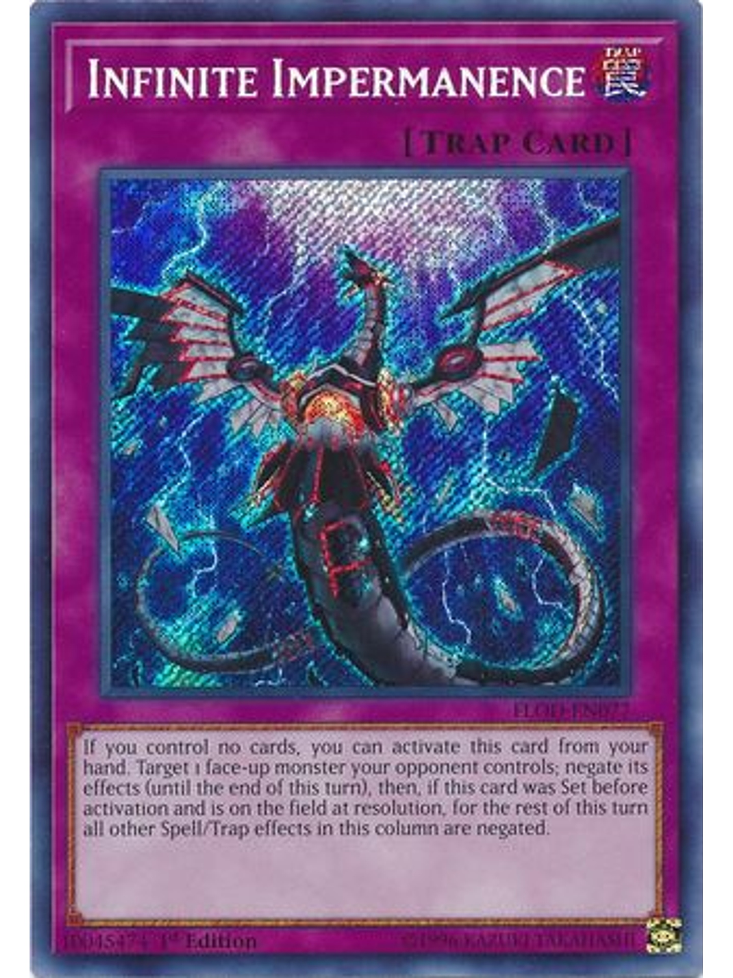 Infinite Impermanence - FLOD-EN077 - Secret Rare 1st Edition 1