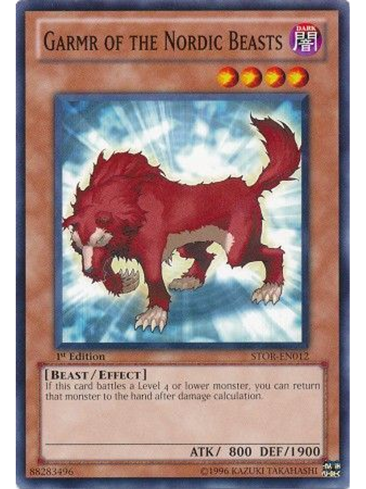 Garmr of the Nordic Beasts - STOR-EN012 - Common 1st Edition 1