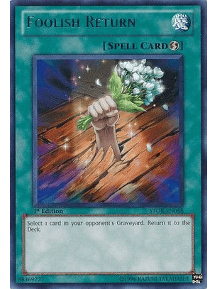 Foolish Return - STOR-EN058 - Rare 1st Edition