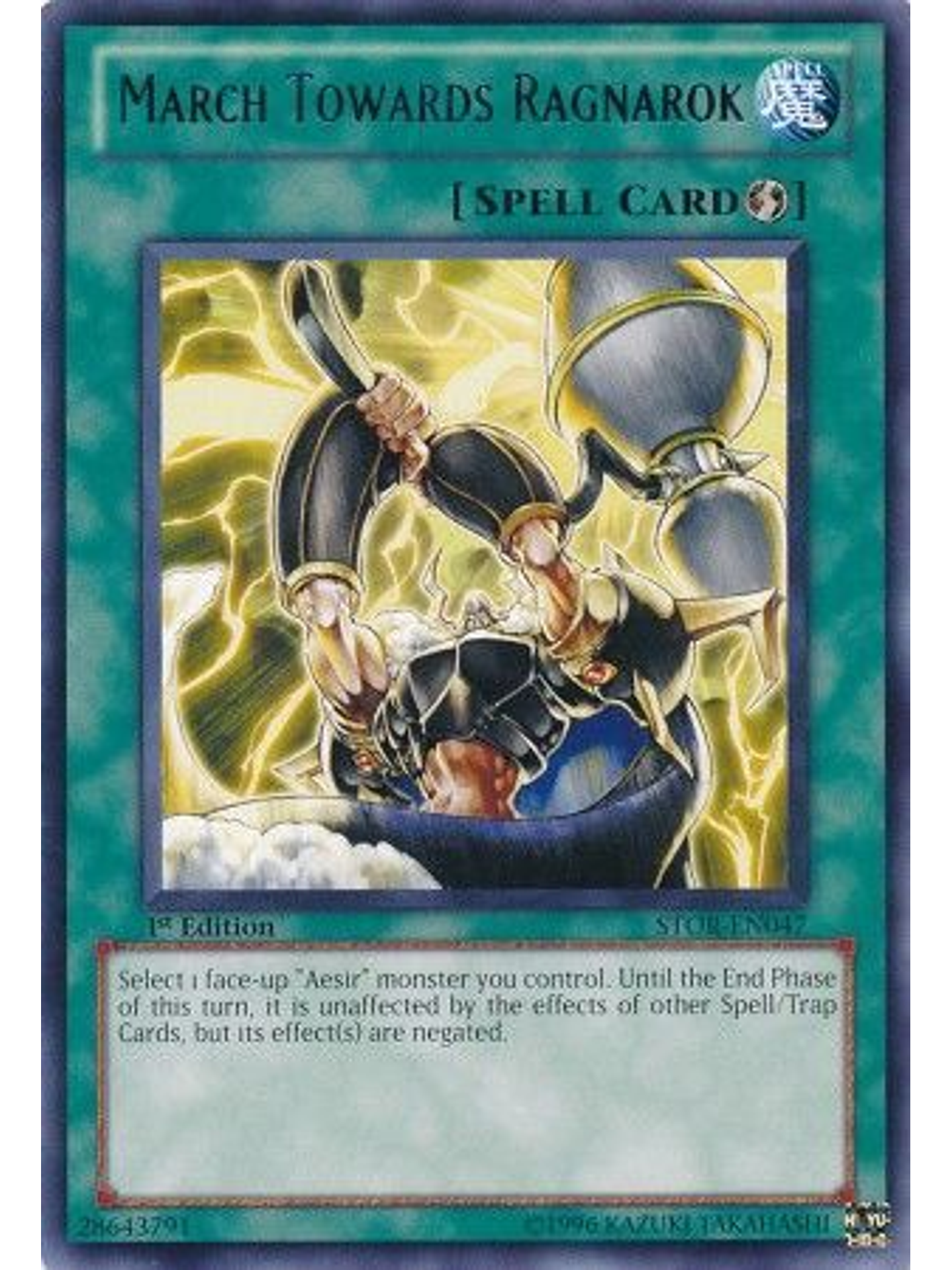 March Towards Ragnarok - STOR-EN047 - Rare 1st Edition 1