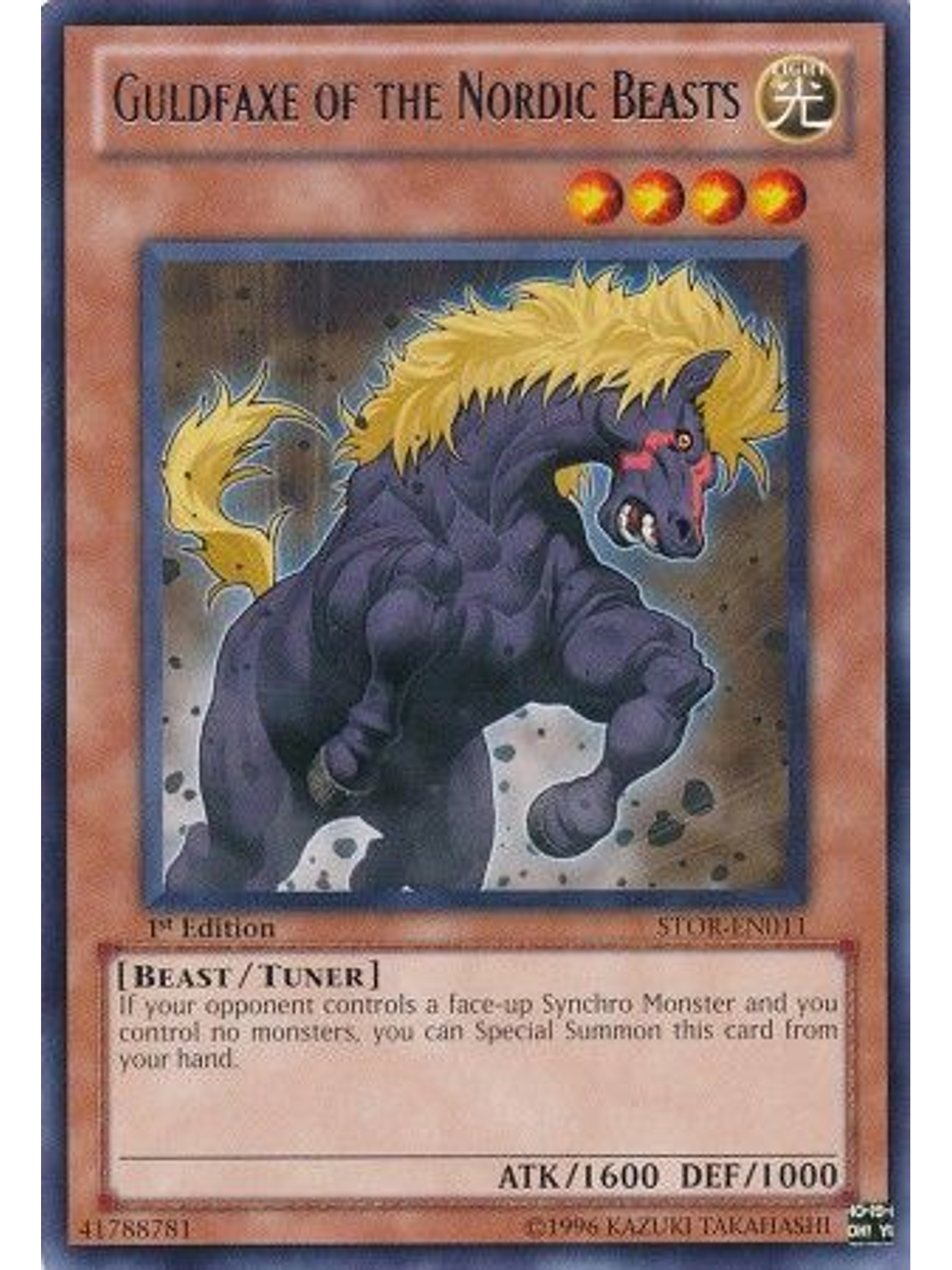 Guldfaxe of the Nordic Beasts - STOR-EN011 - Rare 1st Edition 1