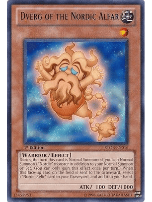 Dverg of the Nordic Alfar - STOR-EN016 - Rare 1st Edition