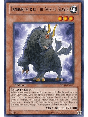 Tanngnjostr of the Nordic Beasts - STOR-EN013 - Rare 1st Edition