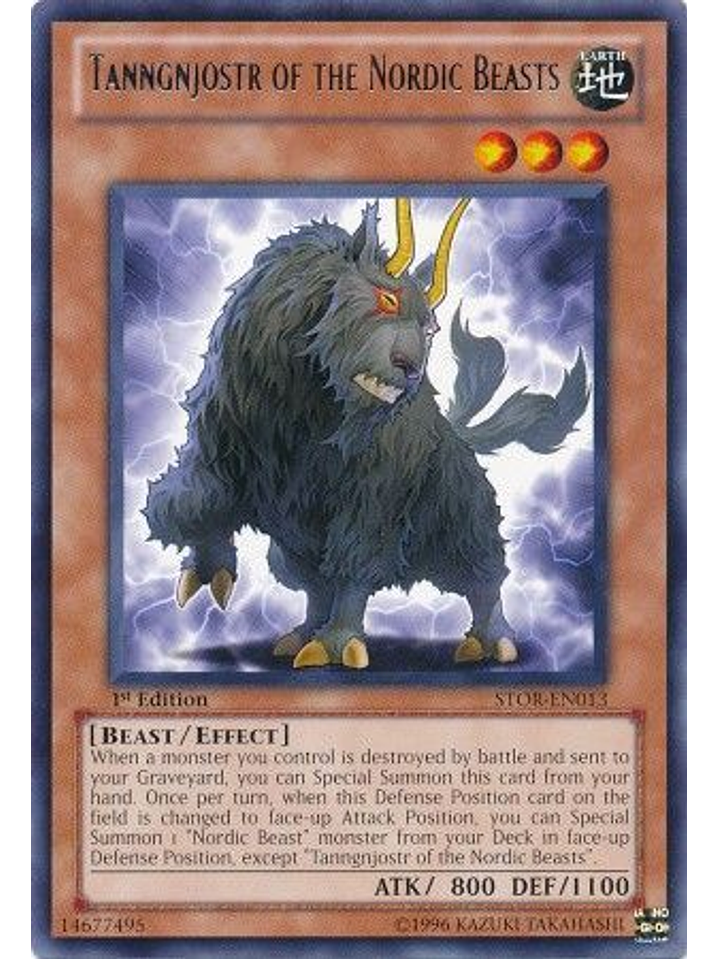 Tanngnjostr of the Nordic Beasts - STOR-EN013 - Rare 1st Edition 1