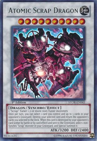 Atomic Scrap Dragon - STOR-EN043 - Ultra Rare 1st Edition