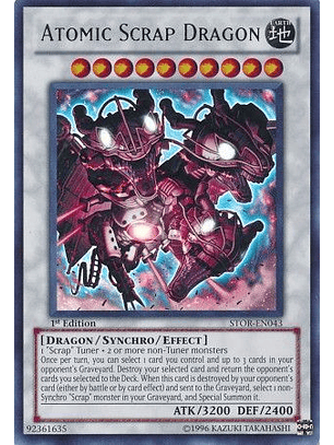Atomic Scrap Dragon - STOR-EN043 - Ultra Rare 1st Edition