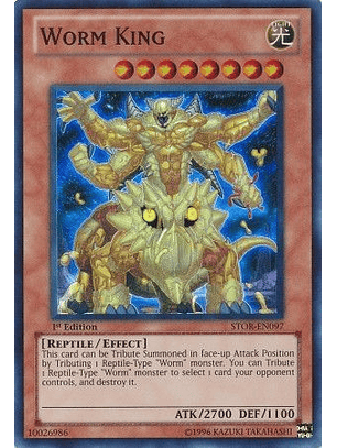 Worm King - STOR-EN097 - Super Rare 1st Edition