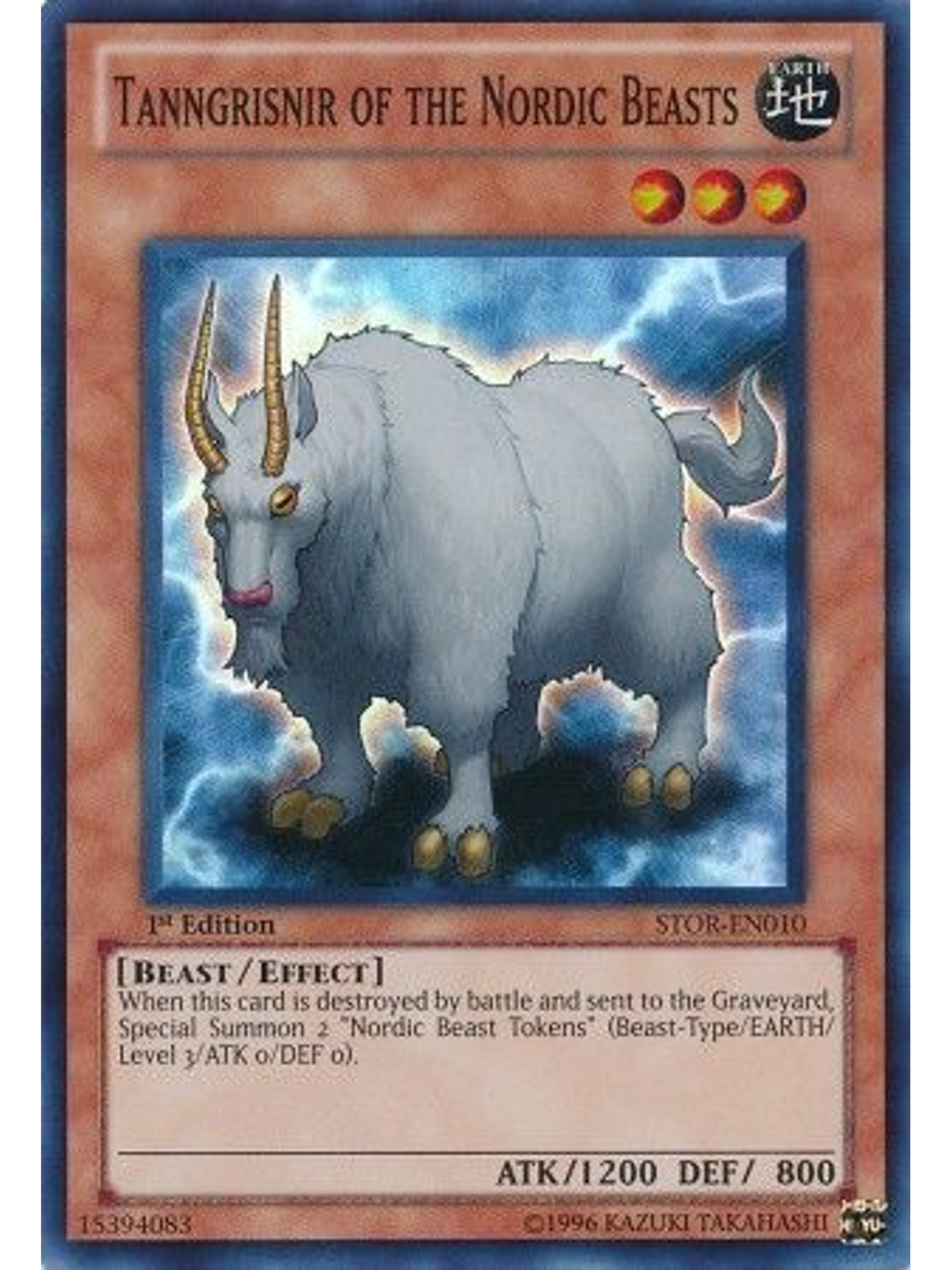 Tanngrisnir of the Nordic Beasts - STOR-EN010 - Super Rare 1st Edition 1