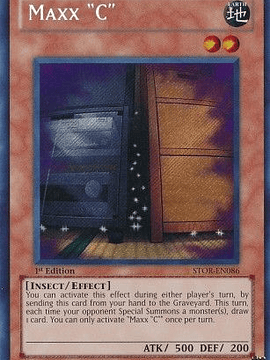 Maxx "C" - STOR-EN086 - Secret Rare 1st Edition