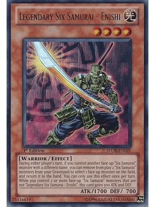 Legendary Six Samurai - Enishi - STOR-EN021 - Ultra Rare 1st Edition