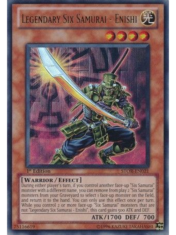 Legendary Six Samurai - Enishi - STOR-EN021 - Ultra Rare 1st Edition 1