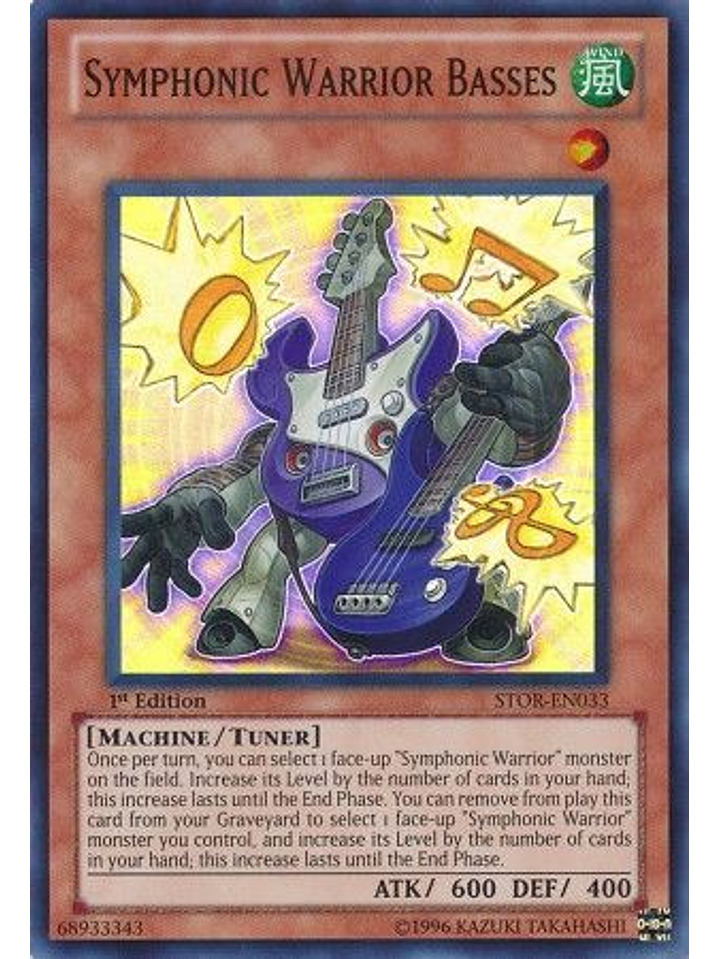 Symphonic Warrior Basses - STOR-EN033 - Super Rare 1st Edition 1