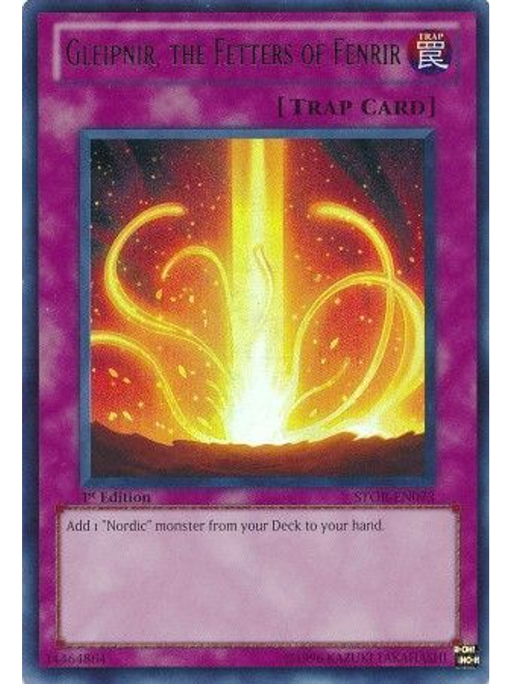 Gleipnir, the Fetters of Fenrir - STOR-EN073 - Ultra Rare 1st Edition 1
