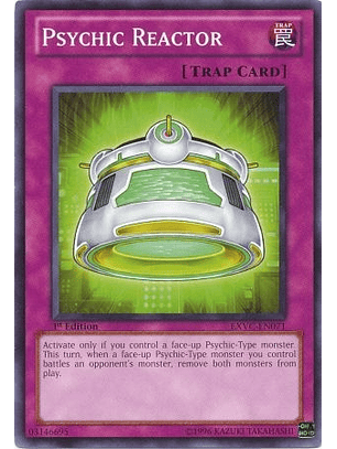 Psychic Reactor - EXVC-EN071 - Common 1st Edition