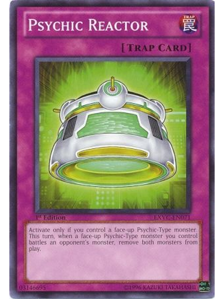 Psychic Reactor - EXVC-EN071 - Common 1st Edition 1