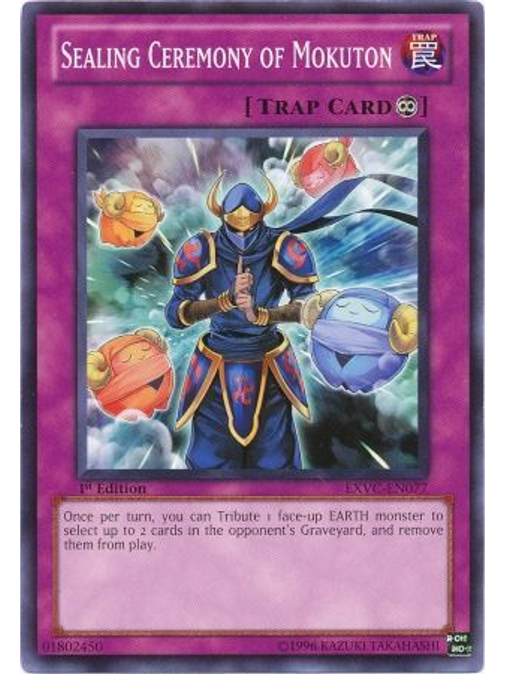 Sealing Ceremony of Mokuton - EXVC-EN077 - Common 1st Edition 1