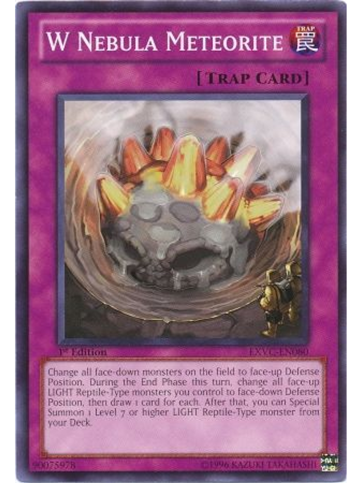 W Nebula Meteorite - EXVC-EN080 - Common 1st Edition 1