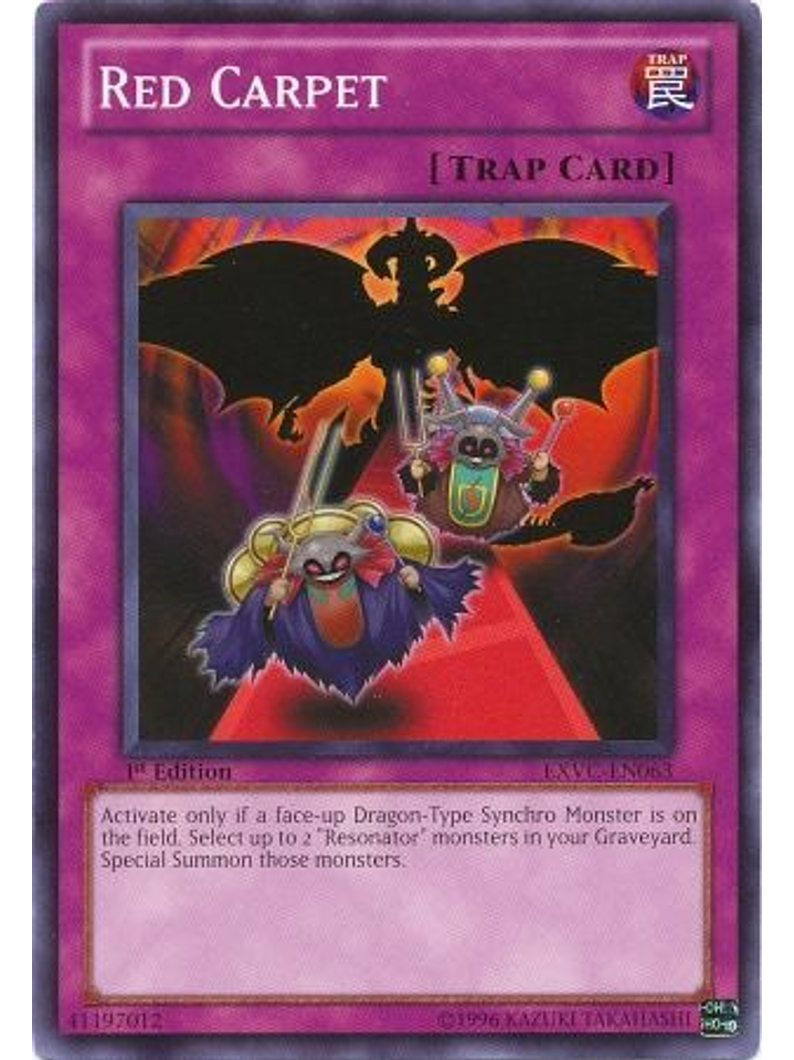 Red Carpet - EXVC-EN063 - Common 1st Edition 1