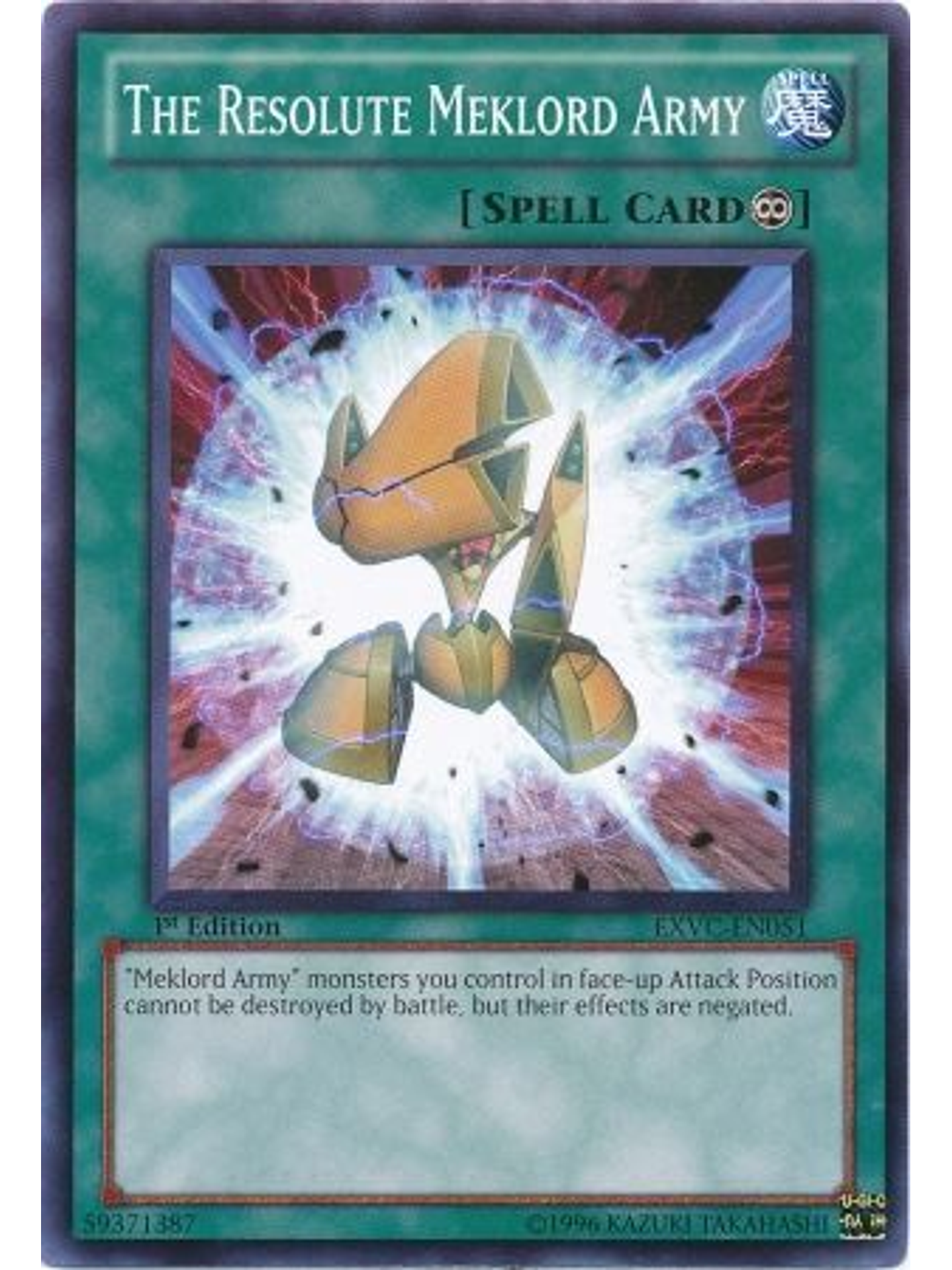 The Resolute Meklord Army - EXVC-EN051 - Common 1st Edition 1