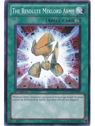 The Resolute Meklord Army - EXVC-EN051 - Common 1st Edition