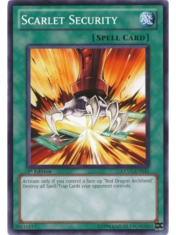 Scarlet Security - EXVC-EN045 - Common 1st Edition 1