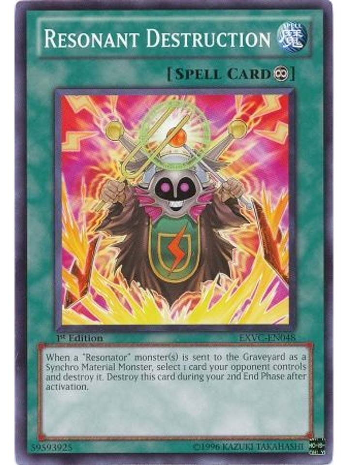 Resonant Destruction - EXVC-EN048 - Common 1st Edition 1