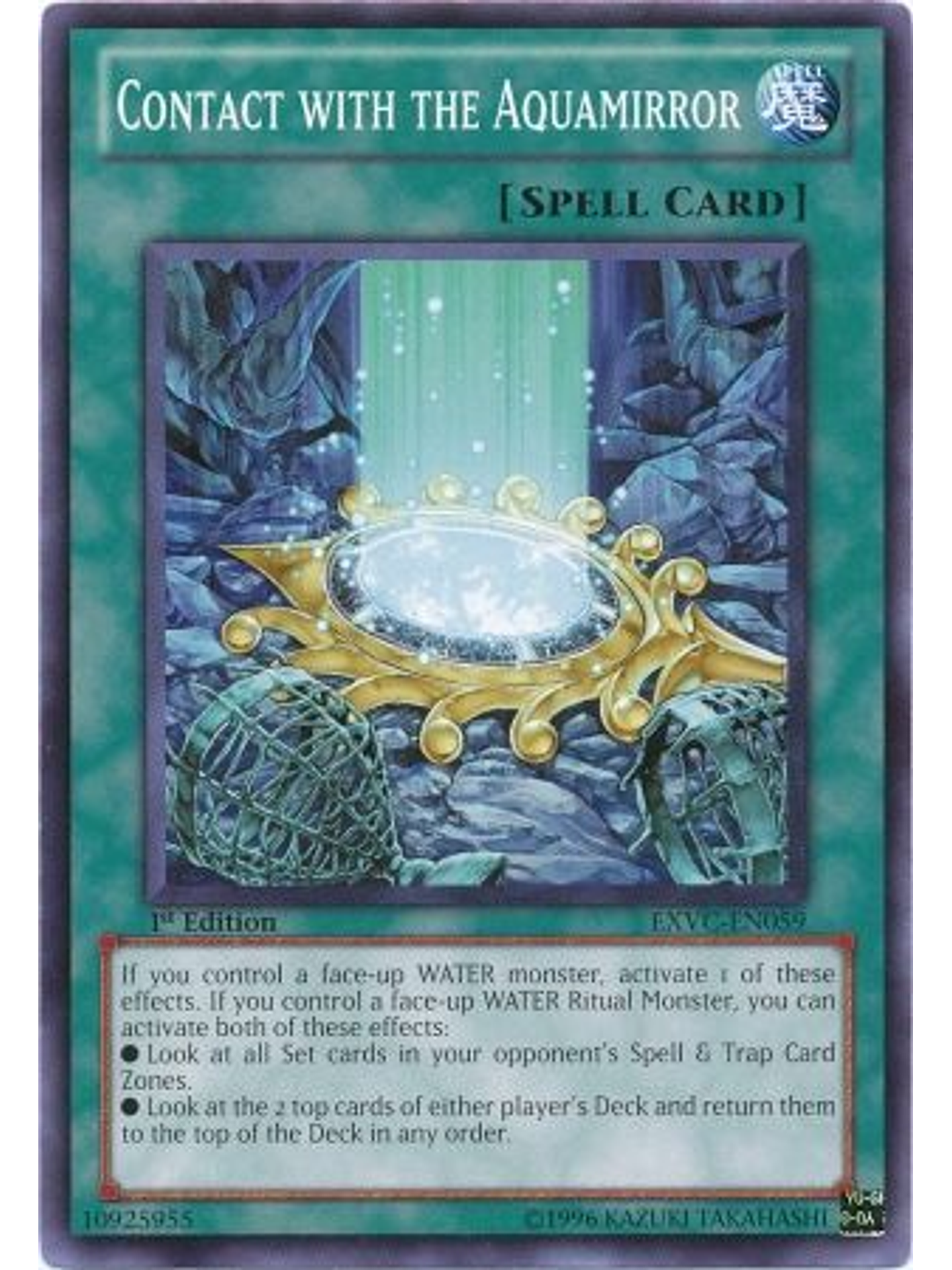 Contact with the Aquamirror - EXVC-EN059 - Common 1st Edition 1
