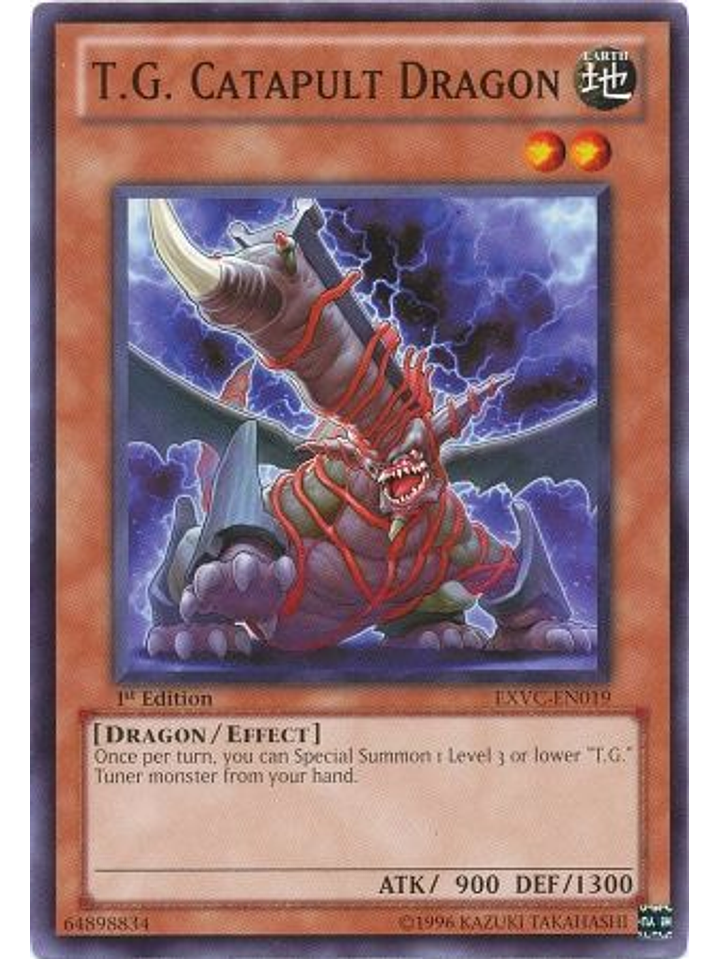 T.G. Catapult Dragon - EXVC-EN019 - Common 1st Edition 1