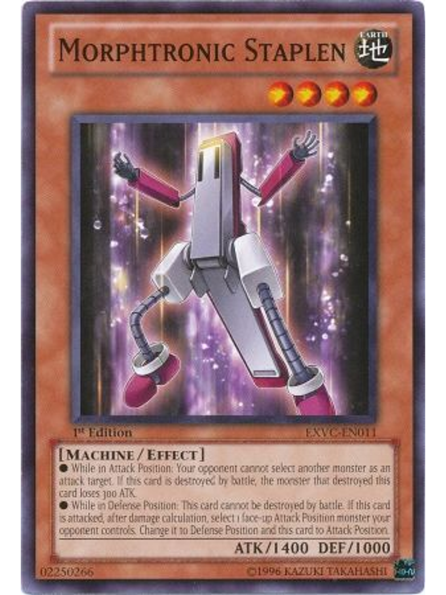 Morphtronic Staplen - EXVC-EN011 - Common 1st Edition 1