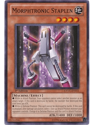 Morphtronic Staplen - EXVC-EN011 - Common 1st Edition