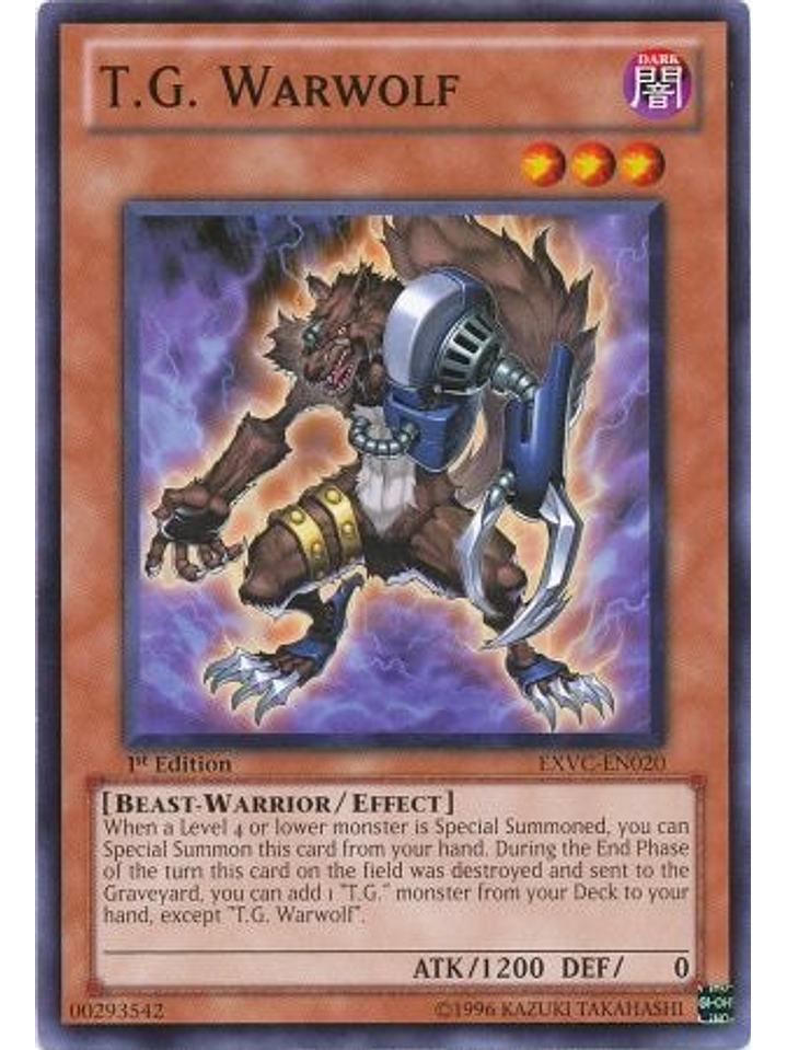 T.G. Warwolf - EXVC-EN020 - Common 1st Edition 1