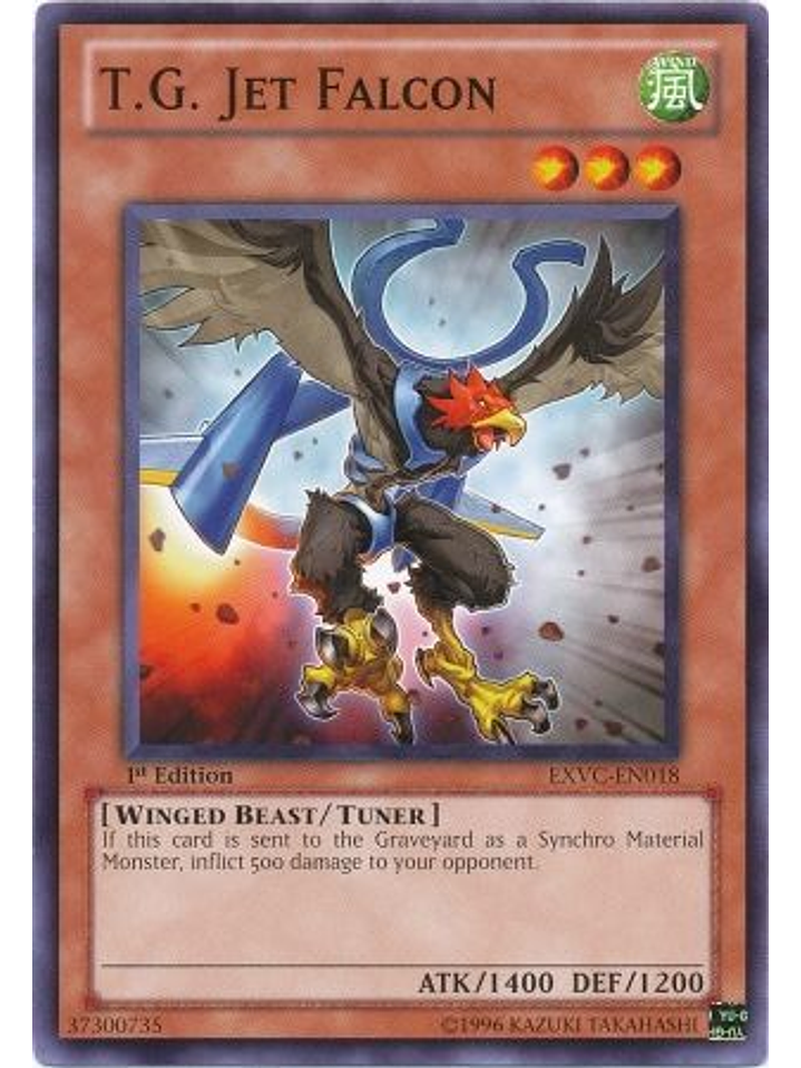 T.G. Jet Falcon - EXVC-EN018 - Common 1st Edition 1
