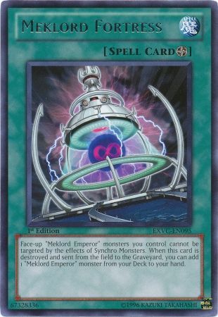 Meklord Fortress - EXVC-EN095 - Rare 1st Edition