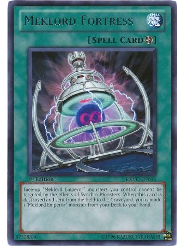 Meklord Fortress - EXVC-EN095 - Rare 1st Edition 1