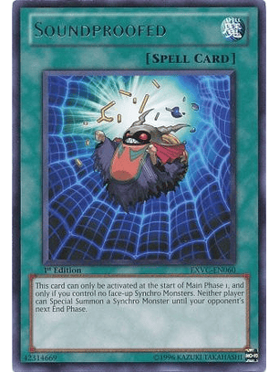 Soundproofed - EXVC-EN060 - Rare 1st Edition