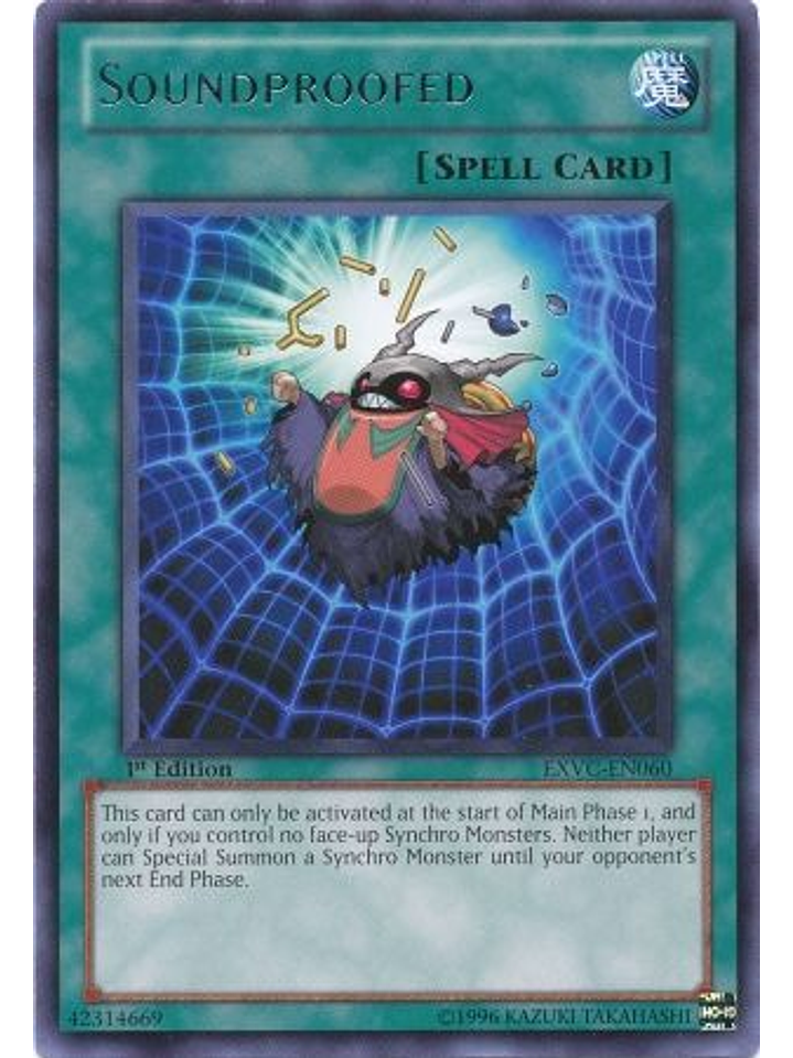 Soundproofed - EXVC-EN060 - Rare 1st Edition 1