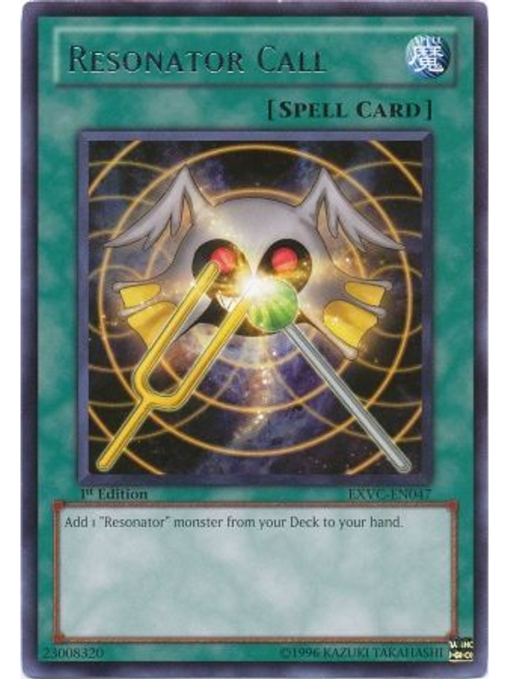 Resonator Call - EXVC-EN047 - Rare 1st Edition 1