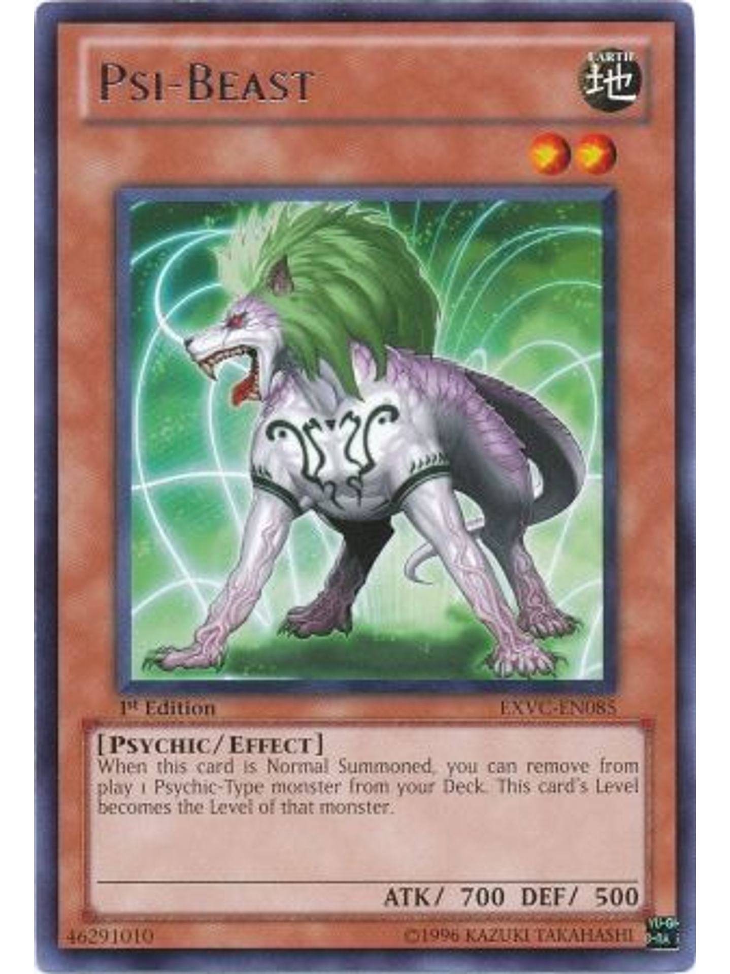 Psi-Beast - EXVC-EN085 - Rare 1st Edition 1