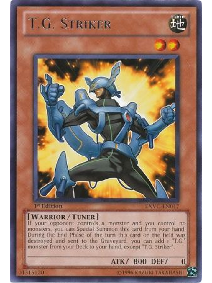T.G. Striker - EXVC-EN017 - Rare 1st Edition 1
