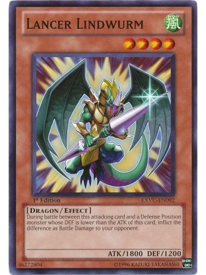 Lancer Lindwurm - EXVC-EN092 - Common 1st Edition 1