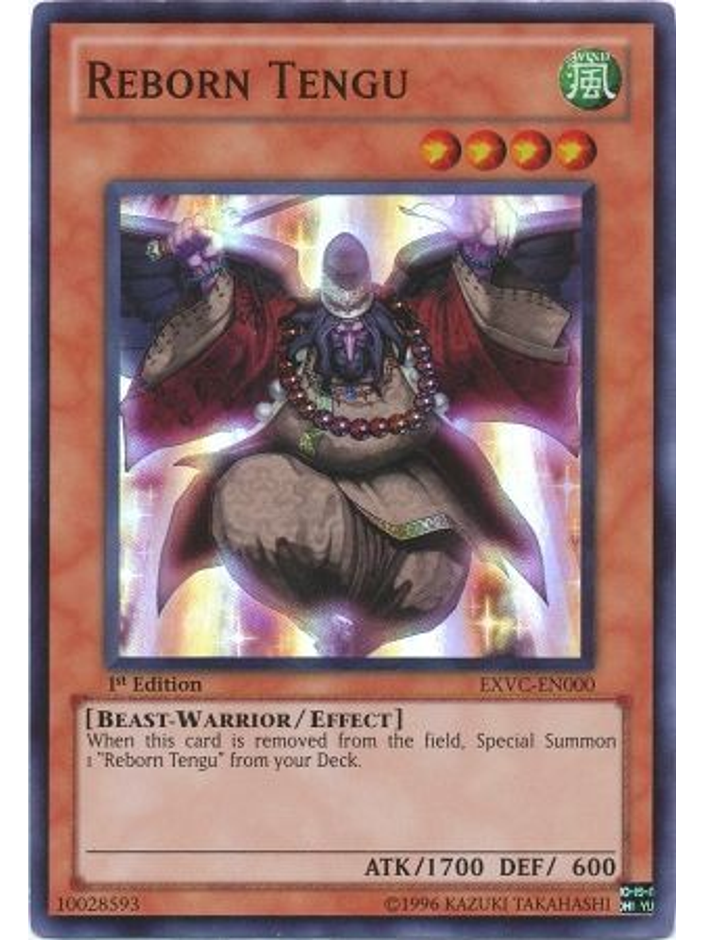 Reborn Tengu - EXVC-EN000 - Super Rare 1st Edition 1
