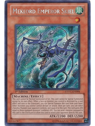 Meklord Emperor Skiel - EXVC-EN094 - Secret Rare 1st Edition
