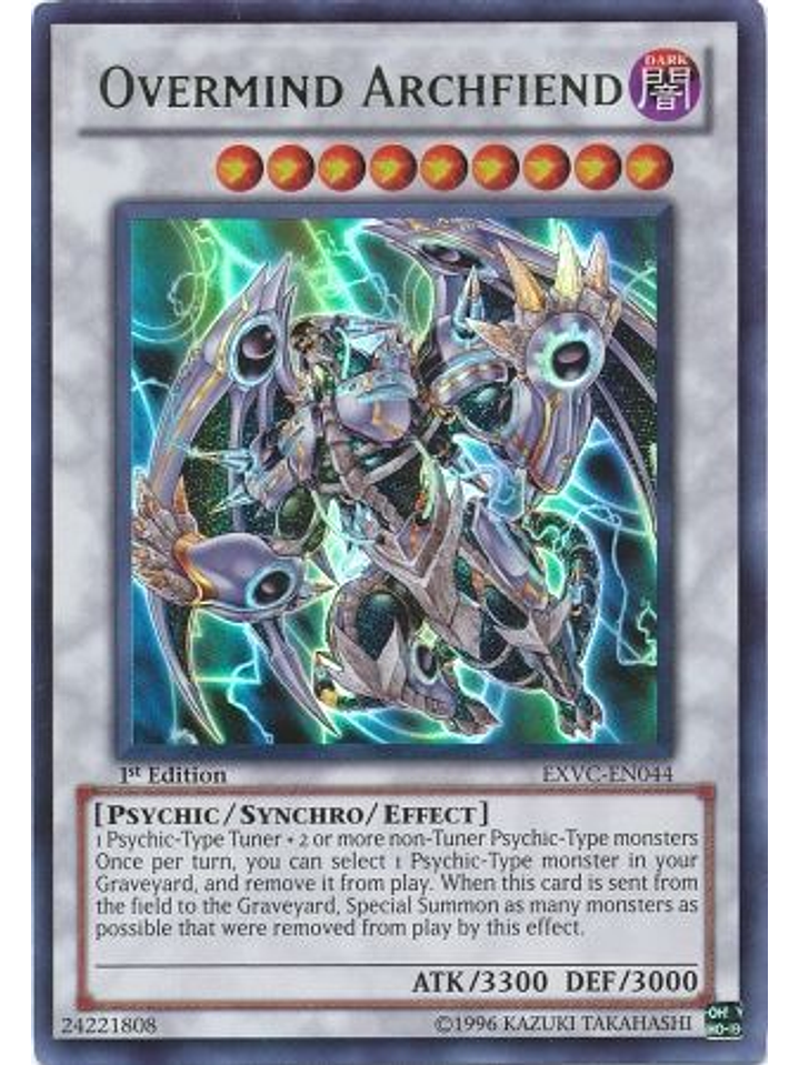 Overmind Archfiend - EXVC-EN044 - Ultra Rare 1st Edition 1