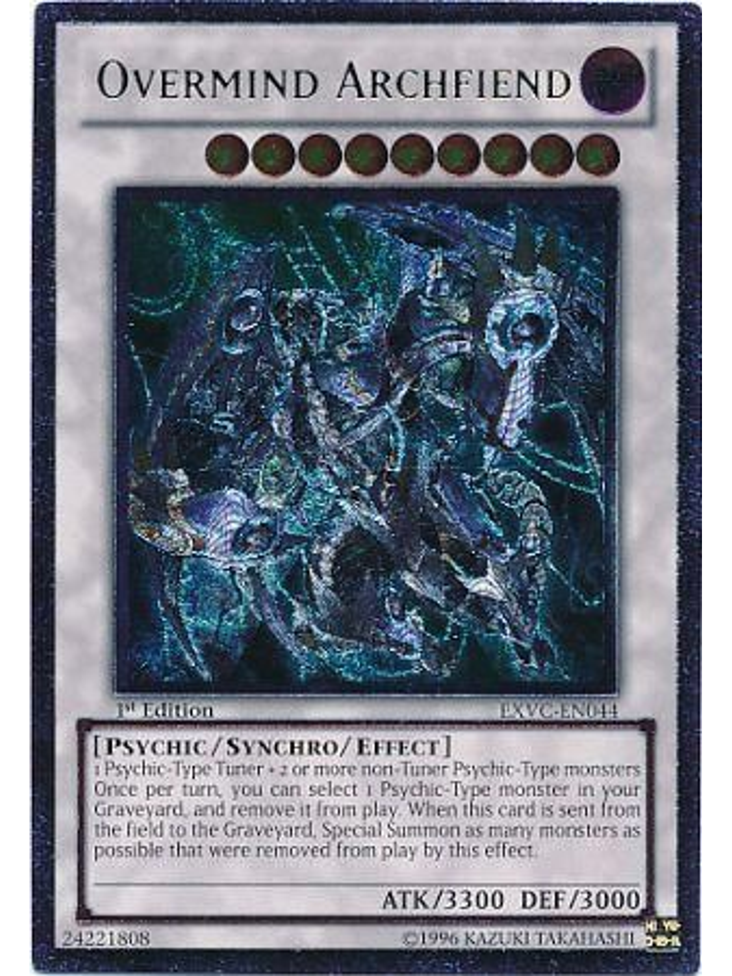 Overmind Archfiend - EXVC-EN044 1st Edition - Ultimate Rare 1