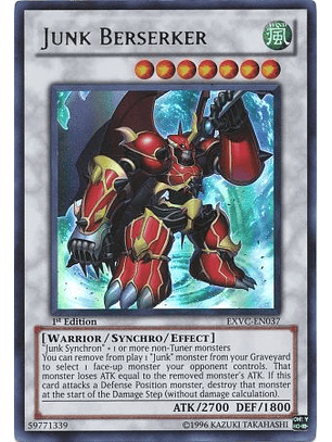 Junk Berserker - EXVC-EN037 - Ultra Rare 1st Edition