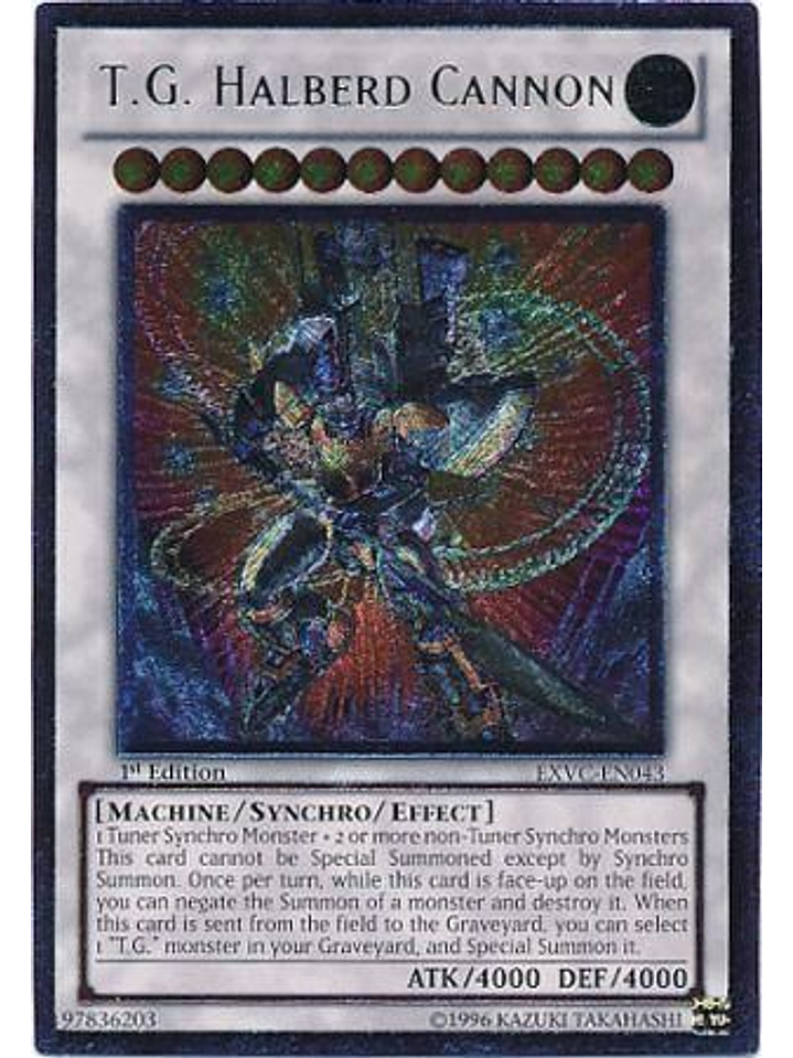T.G. Halberd Cannon - EXVC-EN043 1st Edition - Ultimate Rare 1