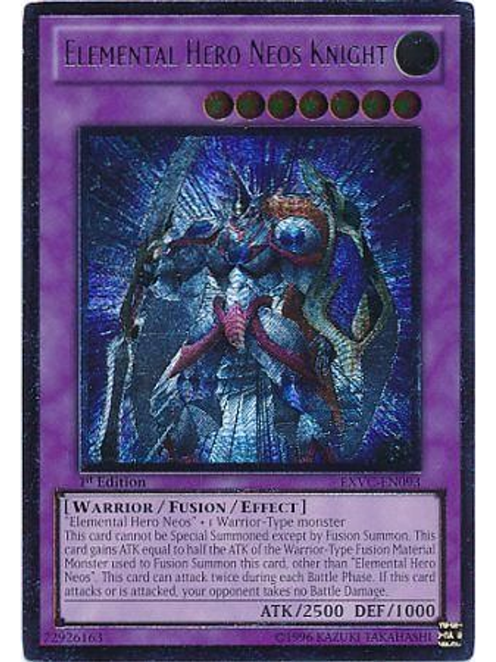 Elemental Hero Neos Knight - EXVC-EN093 1st Edition - Ultimate Rare 1