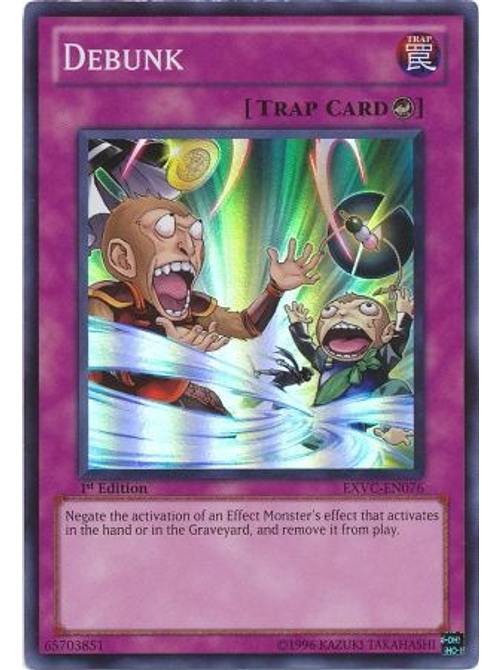 Debunk - EXVC-EN076 - Super Rare 1st Edition 1