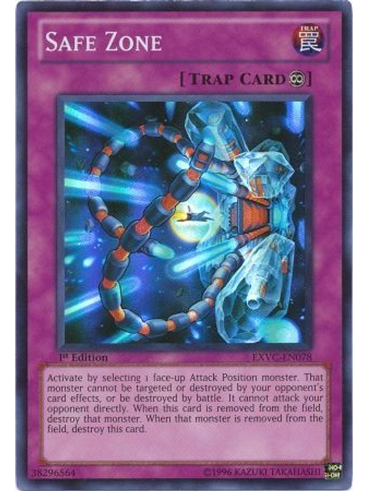 Safe Zone - EXVC-EN078 - Super Rare 1st Edition 1